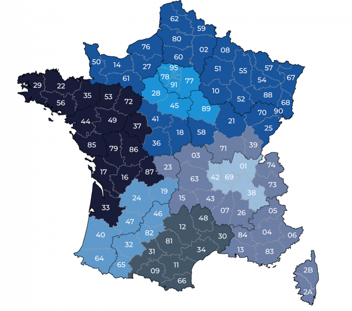 Carte France 2026